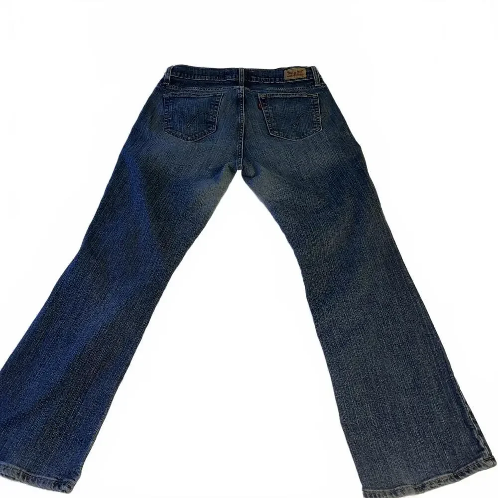 Levi's 529 Classic Curvy Bootcut Blue Denim Jeans Woman’s W 31 x L 30 blue Pants - Picture 3 of 8
